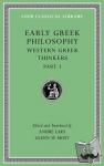 Glenn W. Most, Andre Lacks - Early Greek Philosophy, Volume IV - Western Greek Thinkers, Part 1