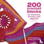Eaton, Jan (Author) - 200 Crochet Blocks for Blankets, Throws and Afghans - Crochet Squares to Mix-and-Match