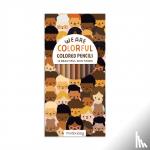 Galison Mudpuppy - We Are Colorful Skin Tone Colored Pencils