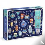 Galison - Tea Time 1000 Piece Puzzle with Shaped Pieces