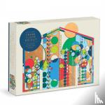 Galison - Frank Lloyd Wright Midway Mural 750 Piece Shaped Foil Puzzle