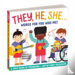 Mudpuppy - They, He, She: Words for You and Me Board Book