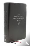 Stanley, Charles F. - KJV, Charles F. Stanley Life Principles Bible, 2nd Edition, Leathersoft, Black, Comfort Print - Growing in Knowledge and Understanding of God Through His Word