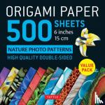  - Origami Paper 500 sheets Nature Photo Patterns 6 (15 cm)