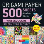  - Origami Paper 500 sheets Rainbow Watercolors 6" (15 cm)