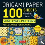  - Origami Paper 100 Sheets Sunflower Patterns 6" (15 cm)