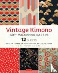  - Vintage Kimono Gift Wrapping Papers - 12 sheets