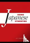 Backhouse, A. E. (Hokkaido University, Japan) - Using Japanese Synonyms