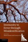  - Immunity to Error through Misidentification - New Essays