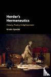 Gjesdal, Kristin (Temple University, Philadelphia) - Herder's Hermeneutics - History, Poetry, Enlightenment