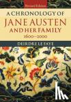 Le Faye, Deirdre - A Chronology of Jane Austen and her Family - 1600-2000