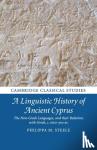 Steele, Philippa M. (Magdalene College, Cambridge) - A Linguistic History of Ancient Cyprus - The Non-Greek Languages, and their Relations with Greek, c.1600-300 BC