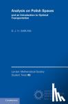 Garling, D. J. H. (University of Cambridge) - Analysis on Polish Spaces and an Introduction to Optimal Transportation