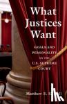 Hall, Matthew E. K. (University of Notre Dame, Indiana) - What Justices Want - Goals and Personality on the U.S. Supreme Court