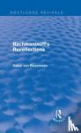 Riesemann, Oskar von - Rachmaninoff's Recollections (Routledge Revivals)