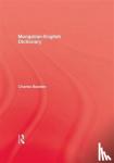 Bawden, Charles - Mongolian English Dictionary