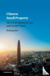 Qiao, Shitong (The University of Hong Kong) - Chinese Small Property - The Co-Evolution of Law and Social Norms