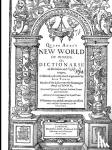 Florio, John - Florio's Italian English Dictionary of 1611