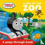 Thomas & Friends - Thomas & Friends: A Day at the Zoo a peep-through book