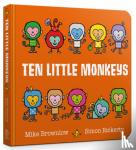 Brownlow, Mike - Ten Little Monkeys Board Book