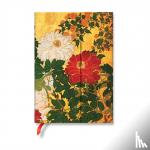 Paperblanks - Natsu (Rinpa Florals) Midi Unlined Hardback Journal (Wrap Closure)