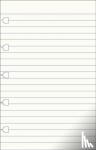  - Filofax Pocket Notebook refill - ruled paper white