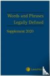 Hay, David - Words and Phrases Legally Defined 2020 Supplement