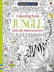 Sam Smith, Ruth Russell - Colouring Book Jungle with Rub Down Transfers