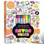 Pty Ltd, Hinkler - Kaleidoscope Colouring Kit Retro Vibes