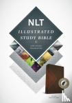 Tyndale - NLT Illustrated Study Bible Tutone Brown/Tan, Indexed