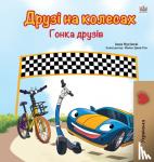 Books, Kidkiddos, Nusinsky, Inna - The Wheels -The Friendship Race (Ukrainian Book for Kids)