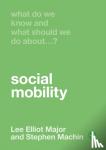 Major - What Do We Know and What Should We Do About Social Mobility?