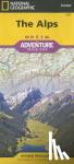 National Geographic - Alps - Travel Maps International Adventure Map