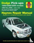 Editors of Haynes Manuals - Dodge Pick-Ups 1500, 2500 & 3500 Models, 1994 Thru 2008 Haynes Repair Manual