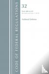 Office Of The Federal Register (U.S.) - Code of Federal Regulations, Title 32 National Defense 400-629, Revised as of July 1, 2018