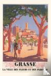 - Vintage Journal Grasse Travel Poster