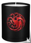 Insight Editions - Game of Thrones: House Targaryen Large Glass Candle