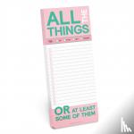 Knock Knock - Knock Knock All The Things Make-a-List Pads