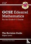 CGP Books - GCSE Maths Edexcel Revision Guide: Higher - for the Grade 9-1 Course (with Online Edition)