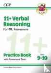 CGP Books - 11+ GL Verbal Reasoning Practice Book & Assessment Tests - Ages 9-10 (with Online Edition)