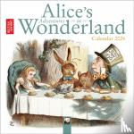 Flame Tree Studio - British Library: Alice in Wonderland Mini Wall Calendar 2024 (Art Calendar)