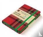 Waverly Scotland - Waverley (L): Royal Stewart Tartan Cloth Large Commonplace Notebook - Waverley Genuine Scottish Tartan Notebook