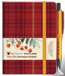  - Waverley S.T. (S): Rowanberry Mini with Pen Pocket Genuine Tartan Cloth Commonplace Notebook