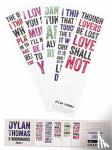 Thomas, Dylan - Dylan Thomas Bookmarks - Pack 2