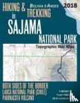 Mazitto, Sergio - Hiking & Trekking in Sajama National Park Bolivia Andes Topographic Map Atlas Both Sides of the Border Lauca National Park (Chile) Parinacota Volcano