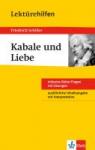  - Lektürehilfen Friedrich Schiller "Kabale und Liebe"