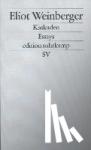 Weinberger, Eliot - Kaskaden - Essays