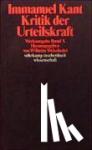Kant, Immanuel - Kritik der Urteilskraft - Werkausgabe in 12 Bänden, Band 10