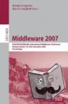  - Middleware 2007 - ACM/IFIP/USENIX 8th International Middleware Conference, Newport Beach, CA, USA, November 26-30, 2007, Proceedings