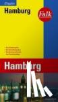  - Falk Cityplan Hamburg 1 : 25 000 - 1 : 27 000 - Mit Durchfahrtsplan und Verkehrslinienplan. Straßenverzeichnis mit Postleitzahlen
